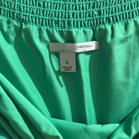 Green Ruffle Tube Top - Picture 3 of 4